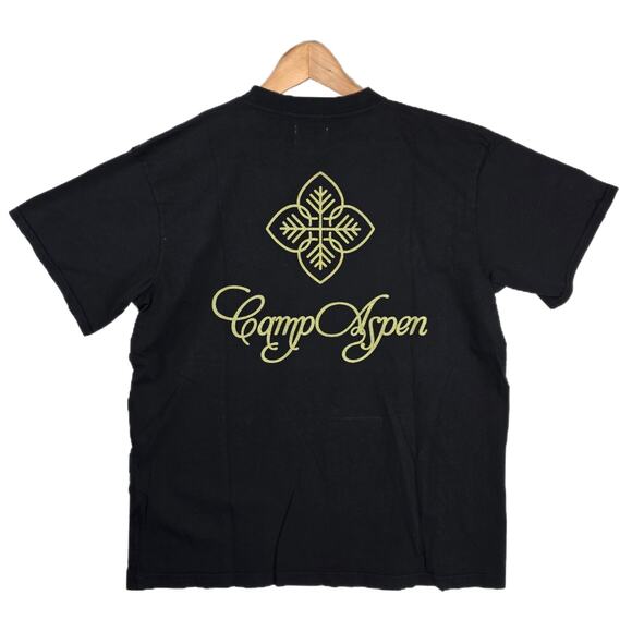 Camp Aspen Snow Leaf T- Shirt Mens Size XL Black NWT Streetwear - Picture 1 of 10